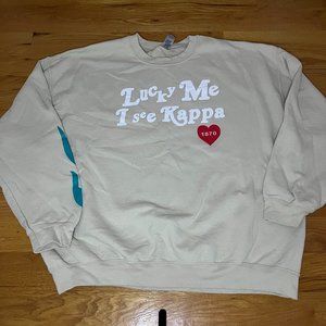 Kappa Kappa Gamma "Lucky Me" Oversized Crewneck